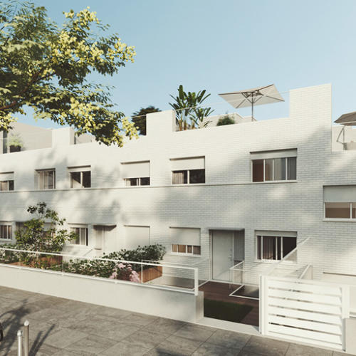 Grupo de viviendas unifamiliares en hilera, Ca La Blanca, Sitges